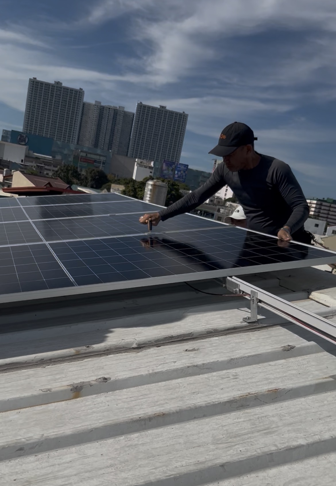 Solar inverter installation